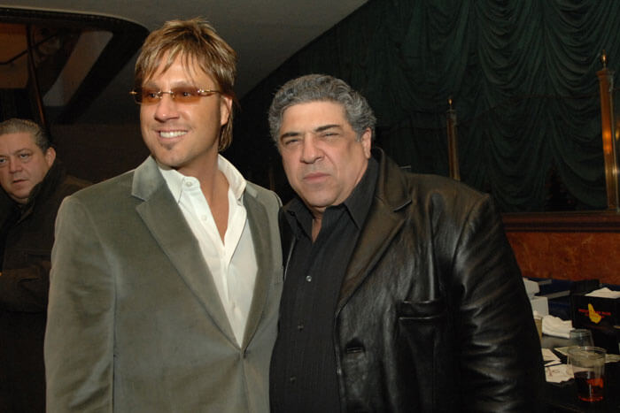 Jon Doscher and Vincent Pastore "Pussy" from Sopranos at Red Carpet event