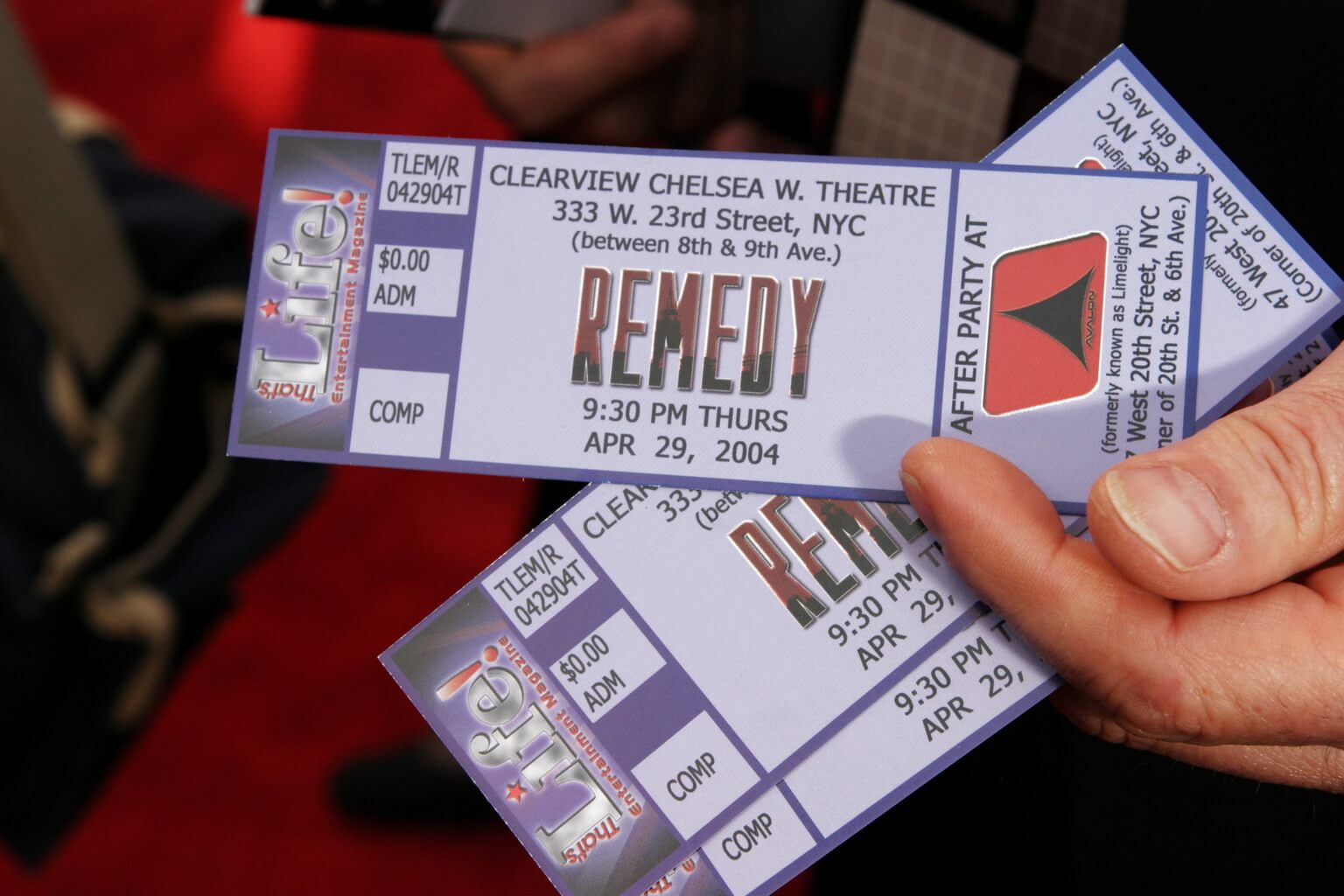 Remedy Film Premiere Tickets